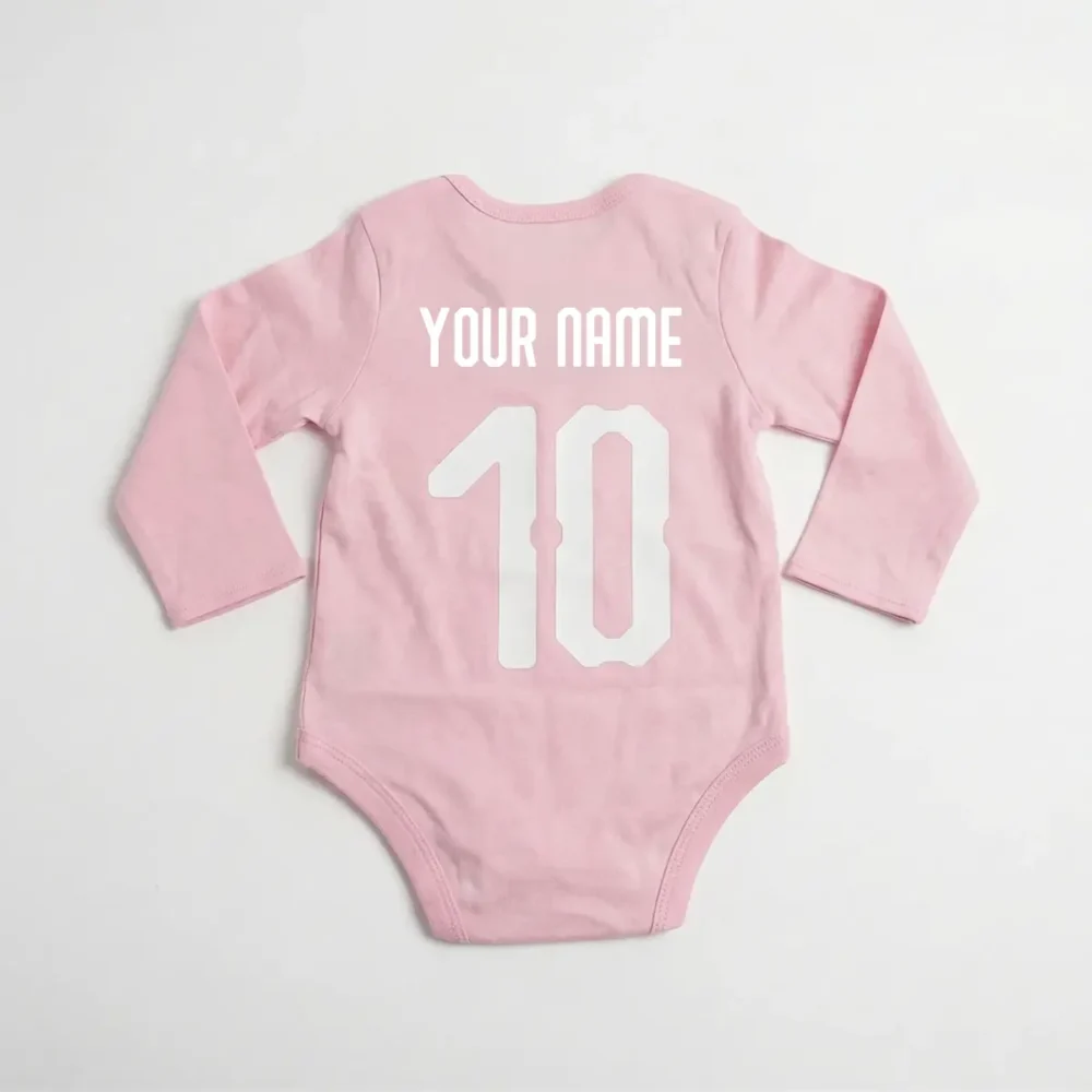 Egypt pink baby bodysuit