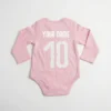Egypt pink baby bodysuit