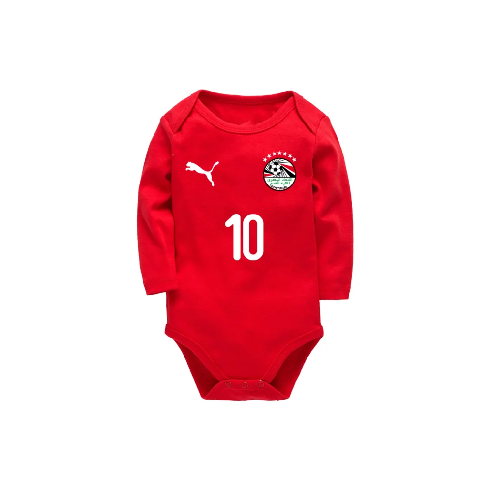 Egypt red baby bodysuit