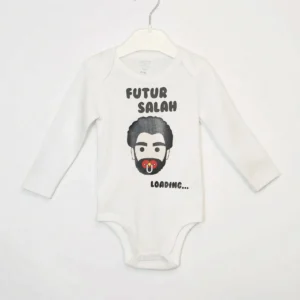 Baby bodysuit "future Salah loading" white