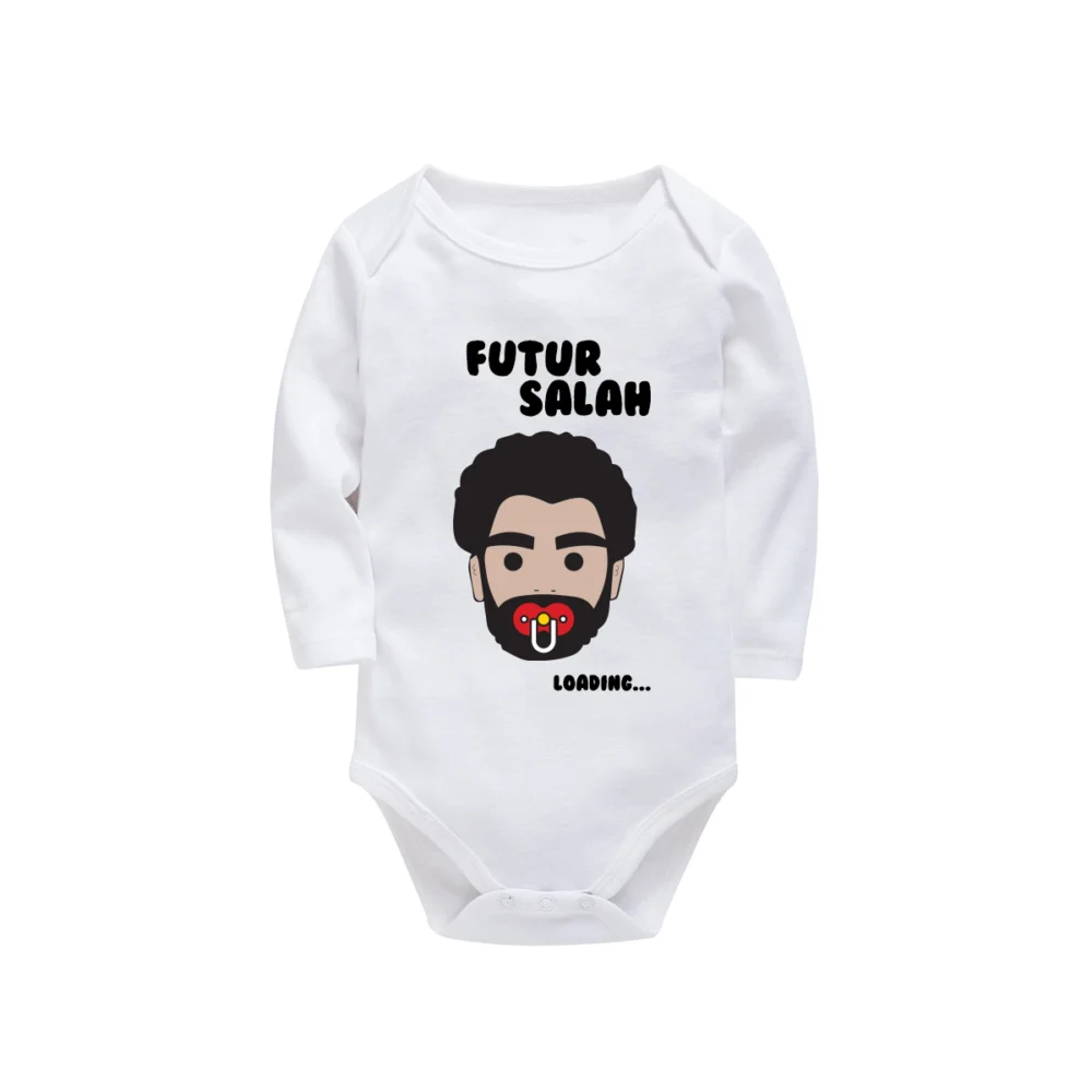Baby bodysuit "future Salah loading" white
