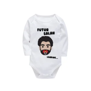 Body pour bébé « futur Salah loading » blanc