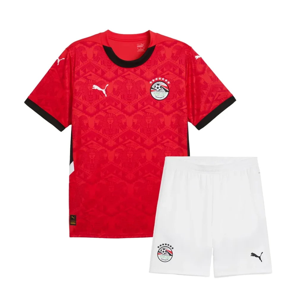 Egypt junior home jersey & shorts 24/25