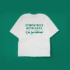 GAZA-FRONT-TSHIRT T-shirt blanc "Sympathize with Gaza"