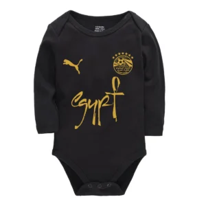 BODY-BEBE-LONG-DORE-NOIR Body bébé "Visit Egypt" – Manches longues
