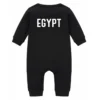 Body bébé noir Égypte – Manches longues