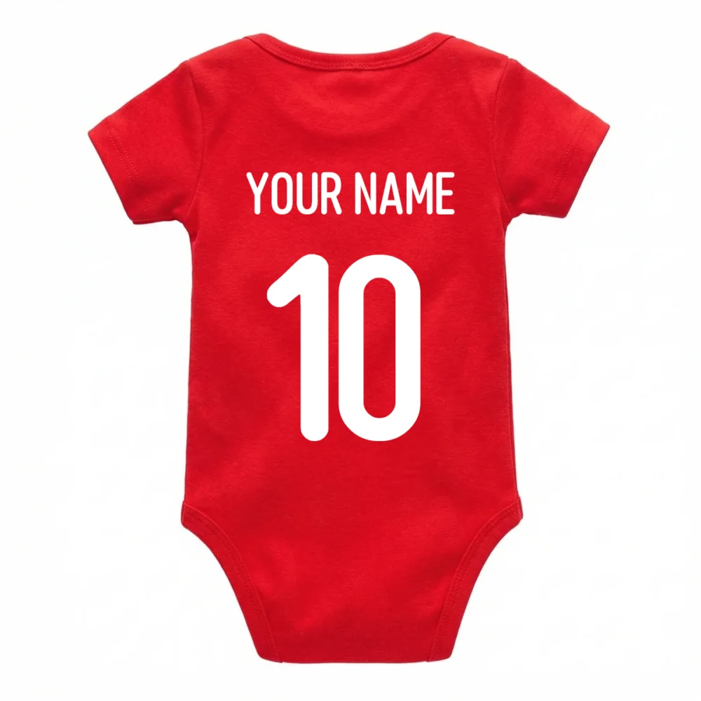 Body bébé rouge Égypte – Manches courtes