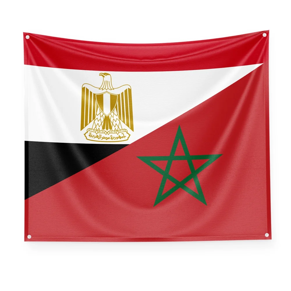 Drapeau Égypte/Maroc