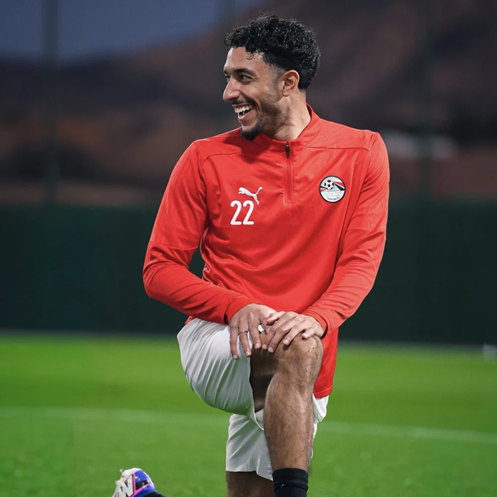 Sweat d'entraînement rouge graphique Égypte 25/26