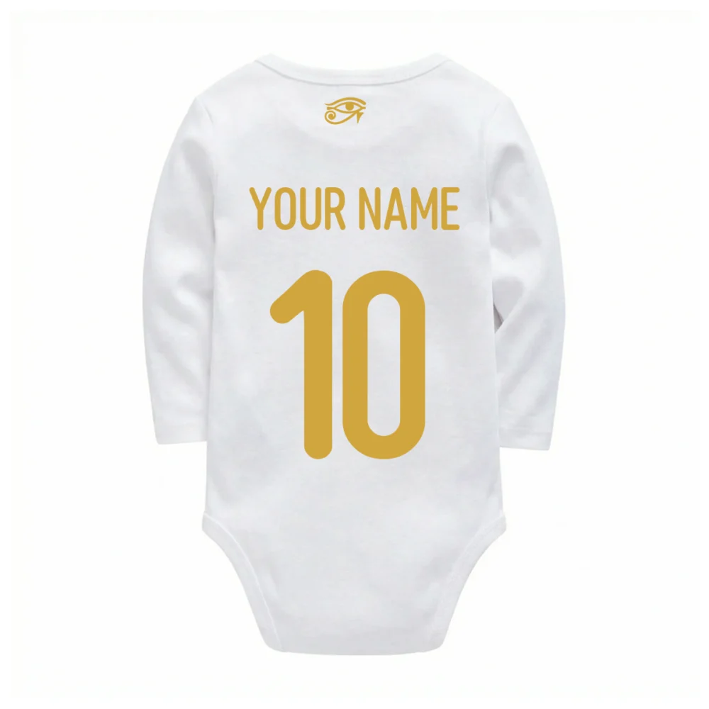 Body bébé blanc "Visit Egypt" – Manches longues