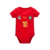 Body bébé rouge Égypte/Maroc – Manches courtes