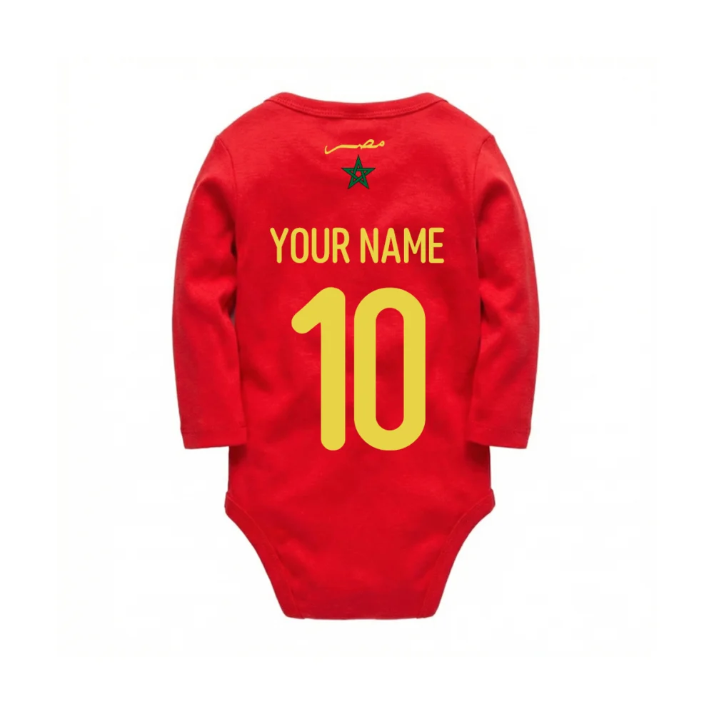 BODY_BINATIONAL_EGY_MAROC_LONG_2 Body bébé rouge Égypte/Maroc – Manches longues