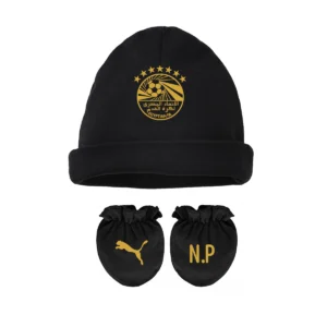 Ensemble bonnet & gants noir&or Égypte “Visit Egypt”