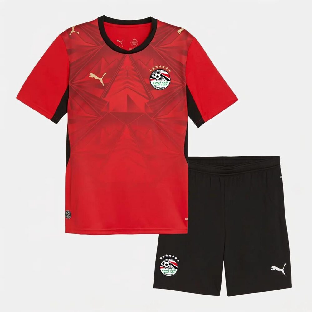 Ensemble maillot&short match domicile junior Égypte 26/27