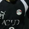 ttbw2 Maillot d'entraînement pro graphique noir/blanc Égypte 26/27