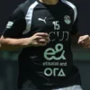 ttbw3 Maillot d'entraînement pro graphique noir/blanc Égypte 26/27