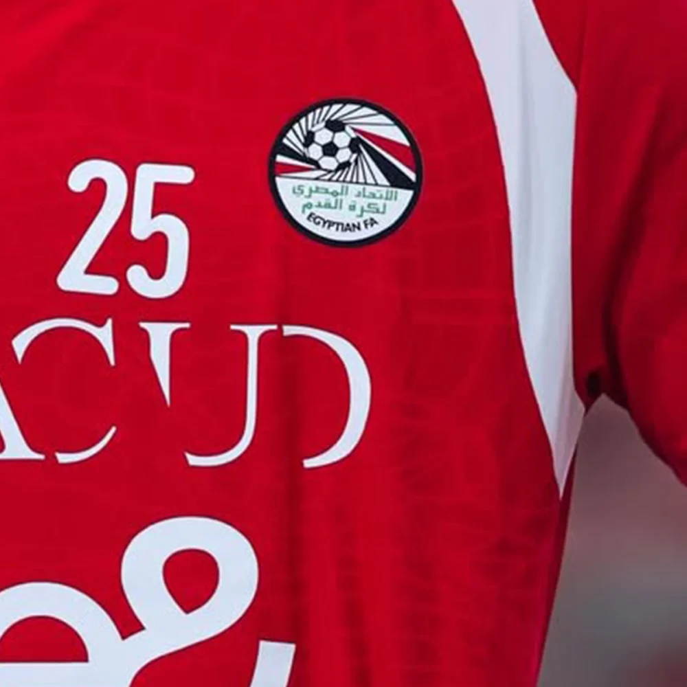 ttrw1 Maillot d'entraînement pro graphique rouge/blanc Égypte 26/27