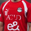 ttrw3 Maillot d'entraînement pro graphique rouge/blanc Égypte 26/27