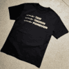 T-shirt noir "مصر Today مصر Tomorrow مصر Forever"