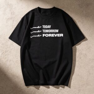 T-shirt noir "مصر Today مصر Tomorrow مصر Forever"